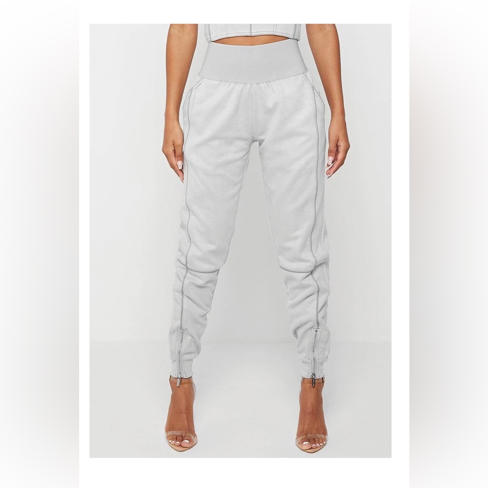 Maniere De Voir Vegan Suede joggers